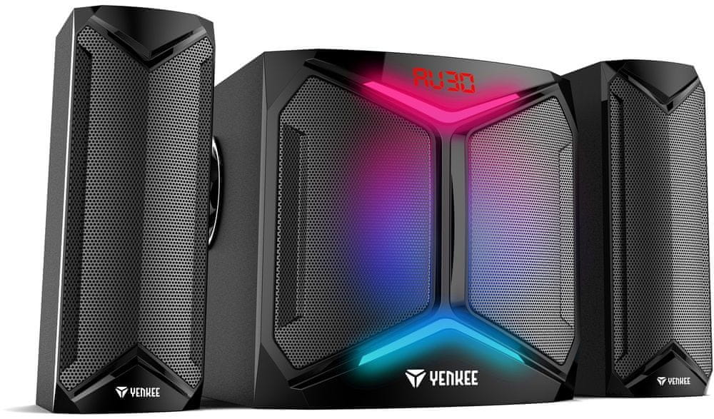 Subwoofer z podświetleniem RGB LED – Stylowy akcent w Twoim wnętrzu