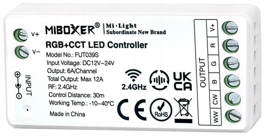 Współpraca z taśmami LED RGB+CCT – Wszechstronność w dostosowywaniu oświetlenia