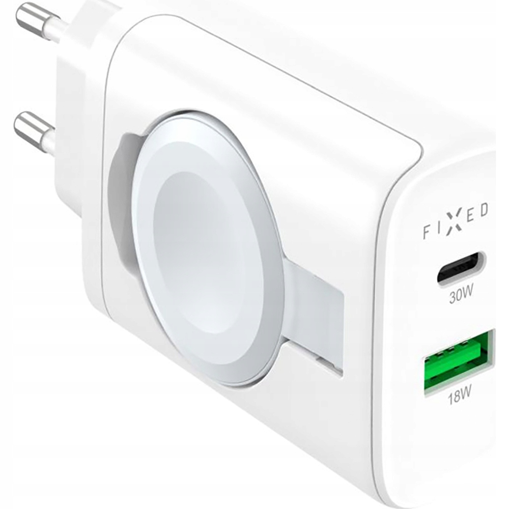 Ładowarka Fixed FIXED Power Socket Travel Charger 33W – Wydajne ładowanie dla Apple Watch i urządzeń USB
