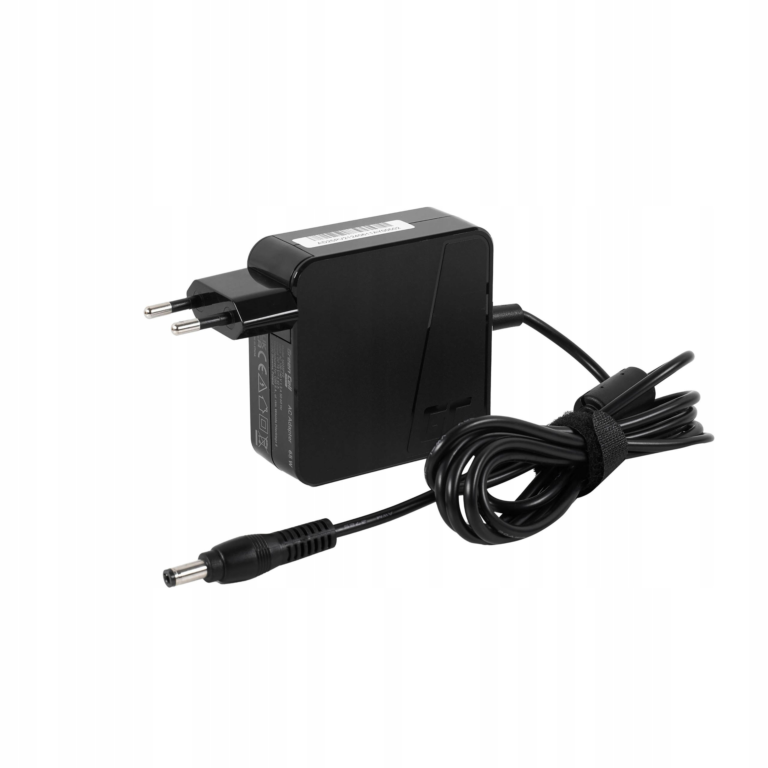 Wysoka moc i napięcie – 65W i 19V dla optymalnego ładowania