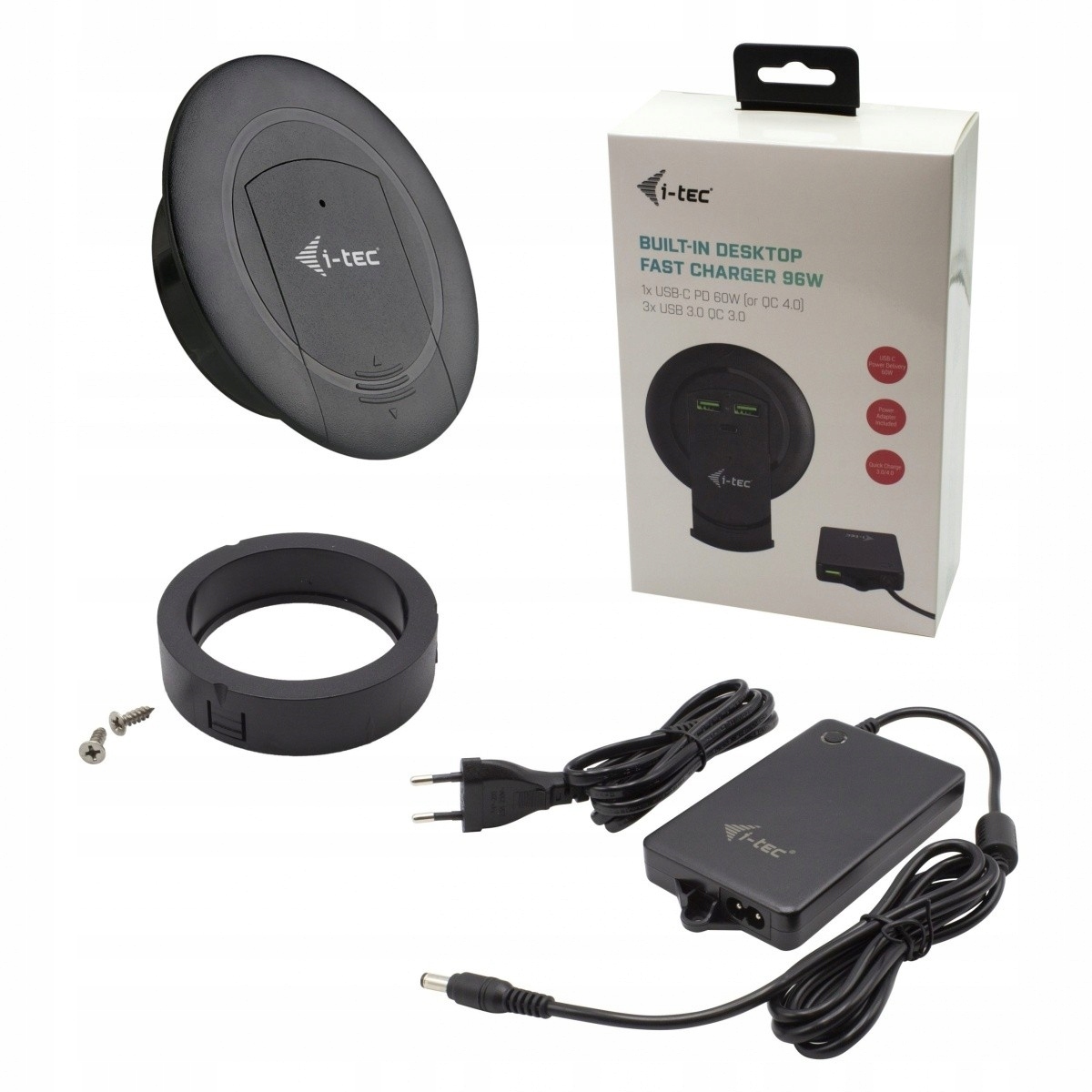 Wbudowana ładowarka i-tec CHARGER96WD – Twoje codzienne wsparcie w ładowaniu