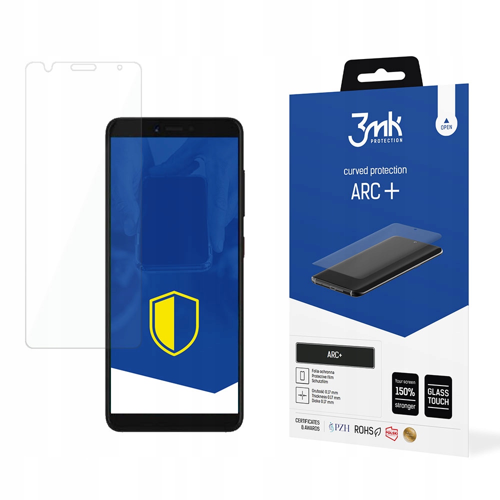 ZTE BLADE L210 - Folia ochronna 3mk ARC+ dla zaokrąglonych ekranów