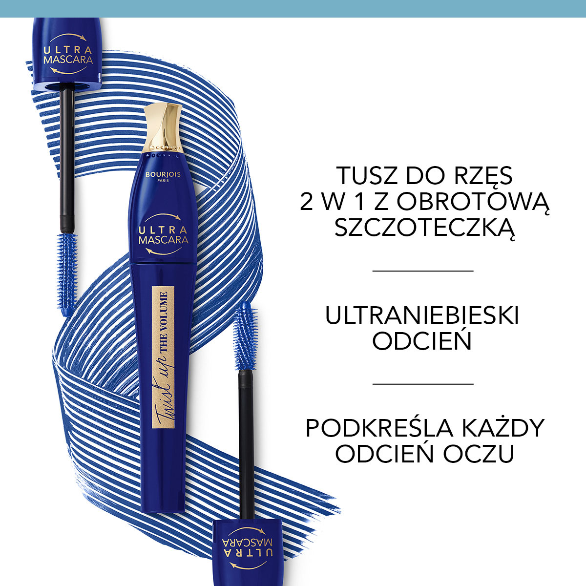 Kolor ultra blue – Podkreślenie niebieskich i zielonych oczu