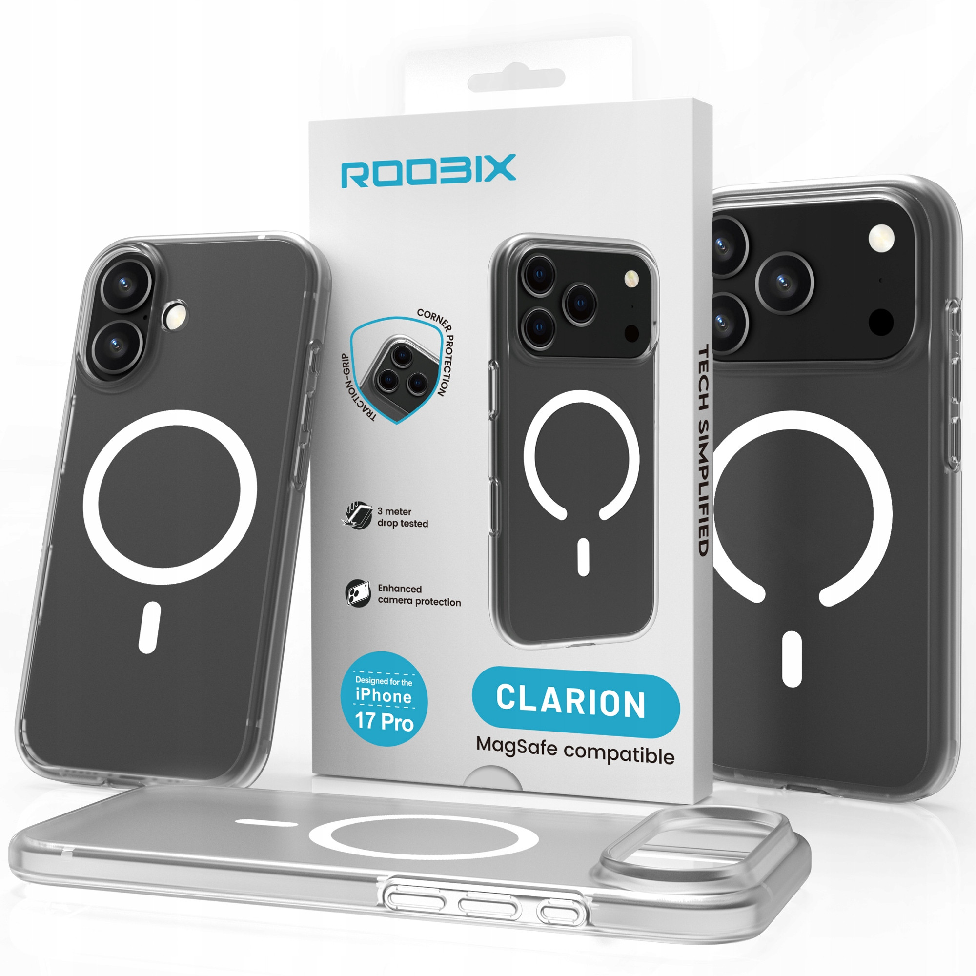 Etui Roobix Clarion MagSafe do iPhone 17 Air – Elegancja i ochrona w jednym