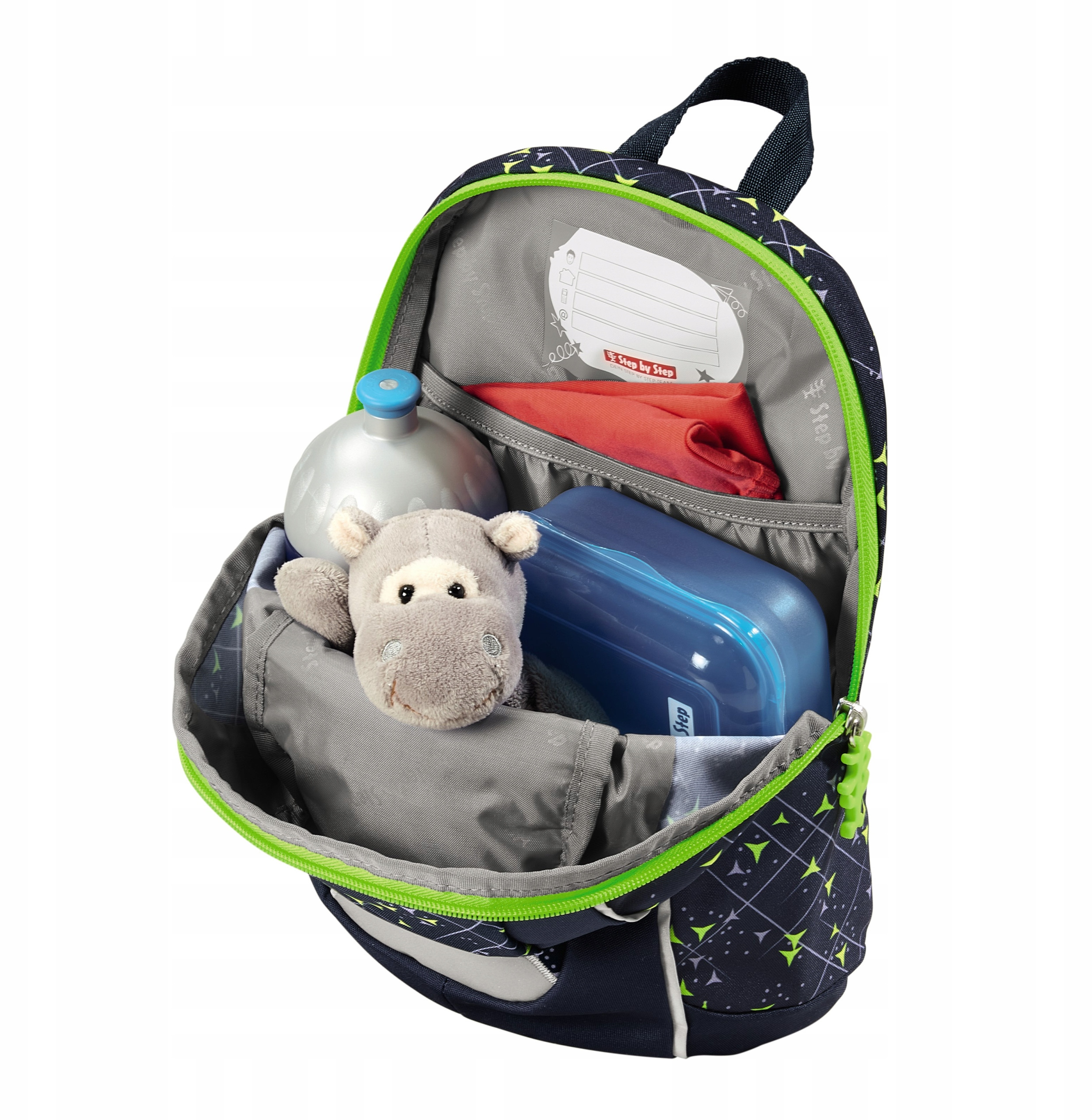 Szczegóły produktu i materiały użyte w plecaku