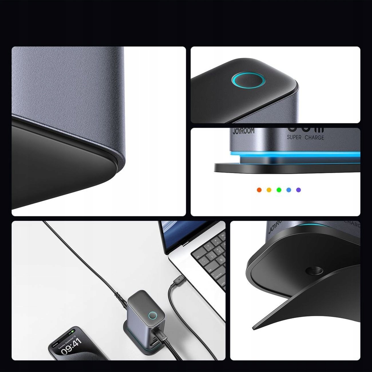 Sześć portów do jednoczesnego ładowania