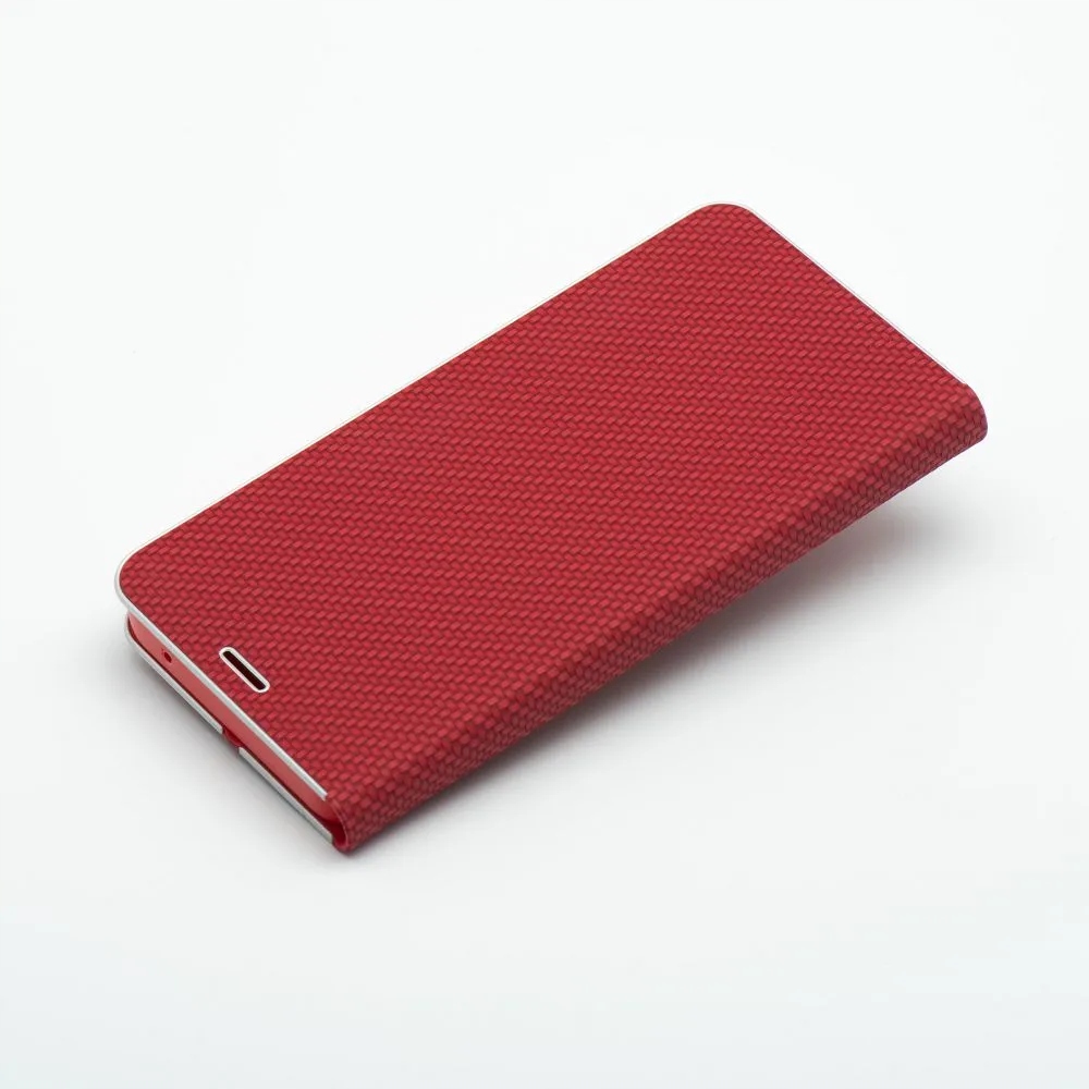 Kabura LUNA Book Carbon do XIAOMI Redmi Note 14 – Elegancka ochrona dla Twojego telefonu