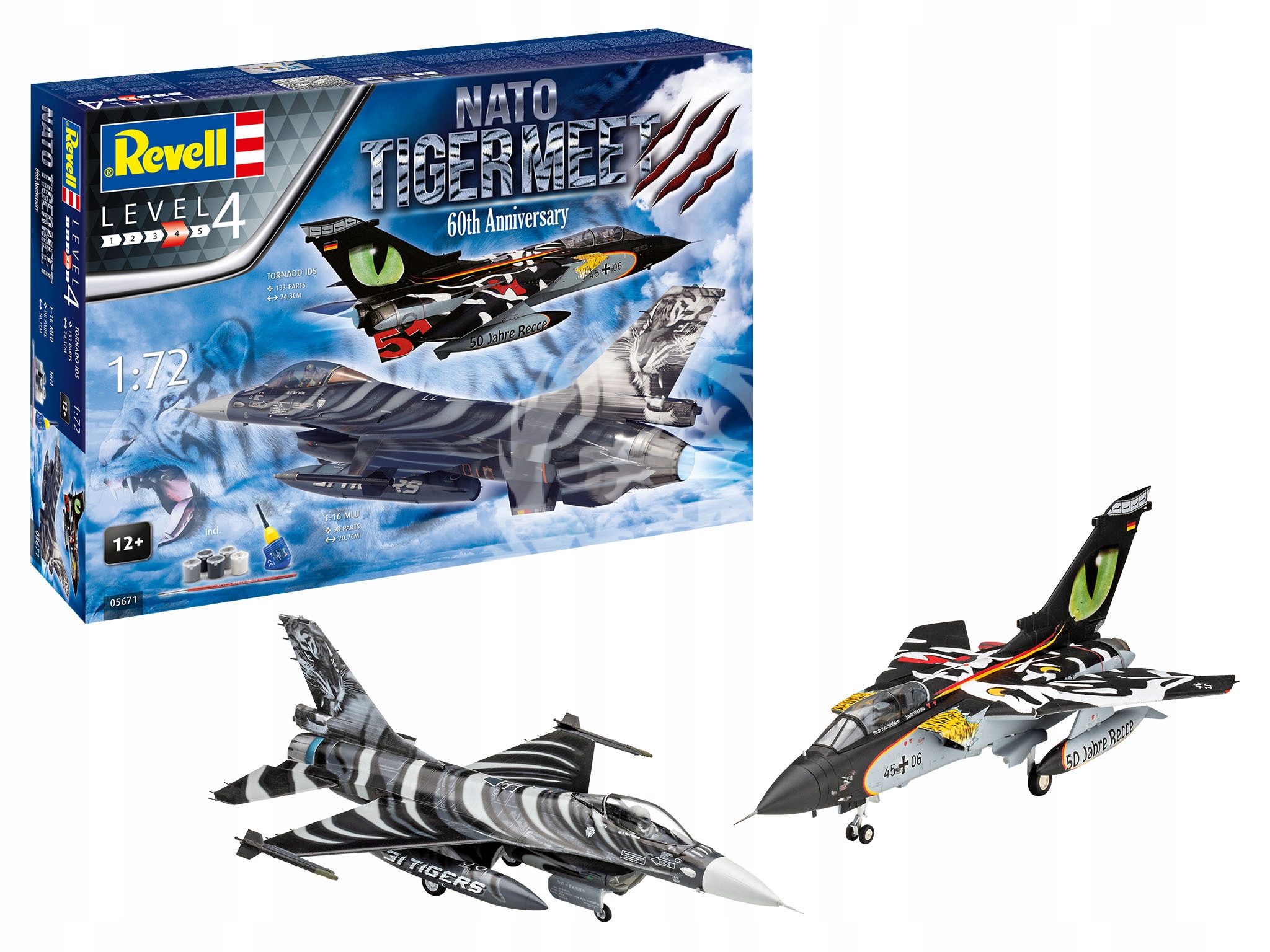 Modele samolotów Tornado i F-16 MLU – szczegóły konstrukcyjne