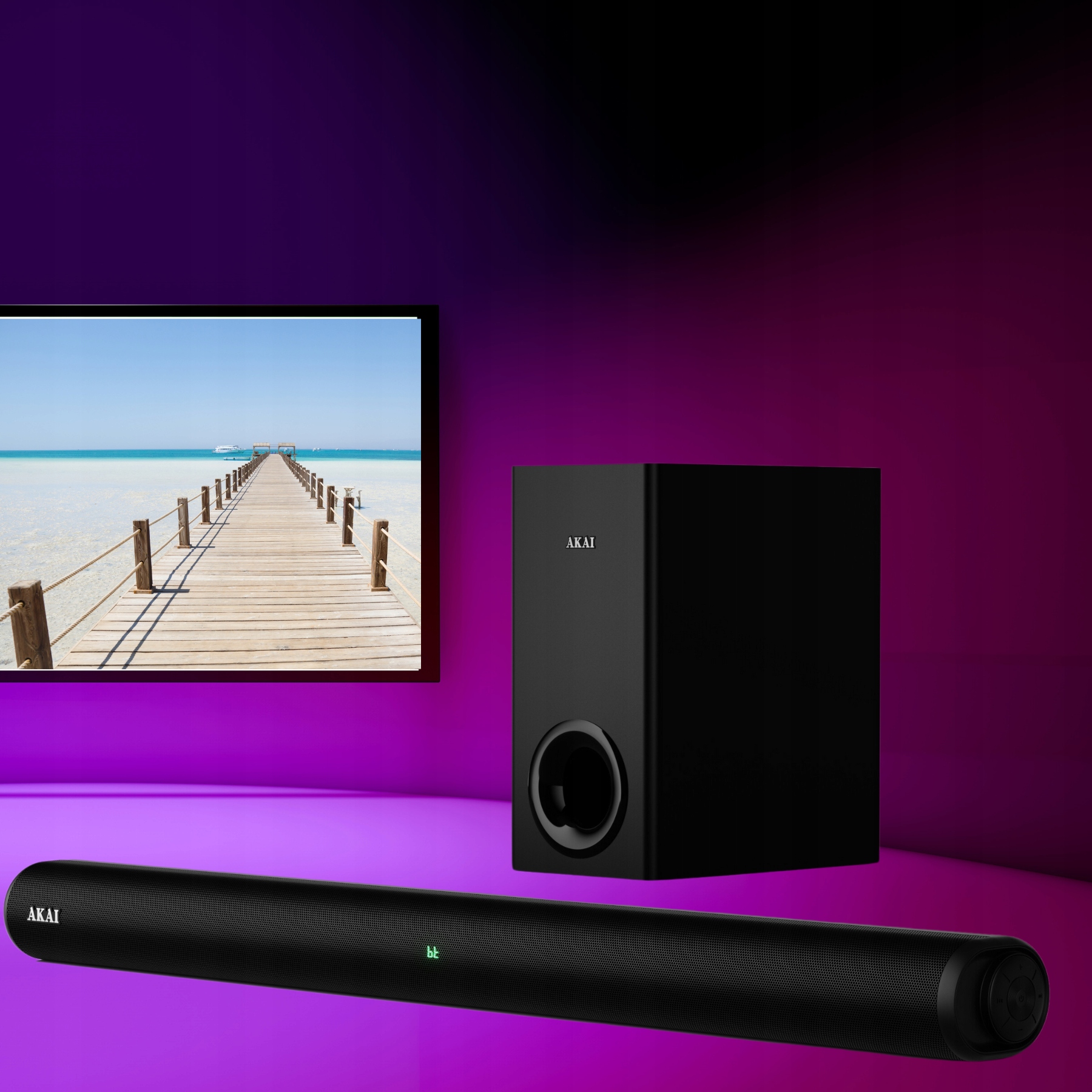 Dlaczego warto wybrać Soundbar Akai ASB-8WSW?