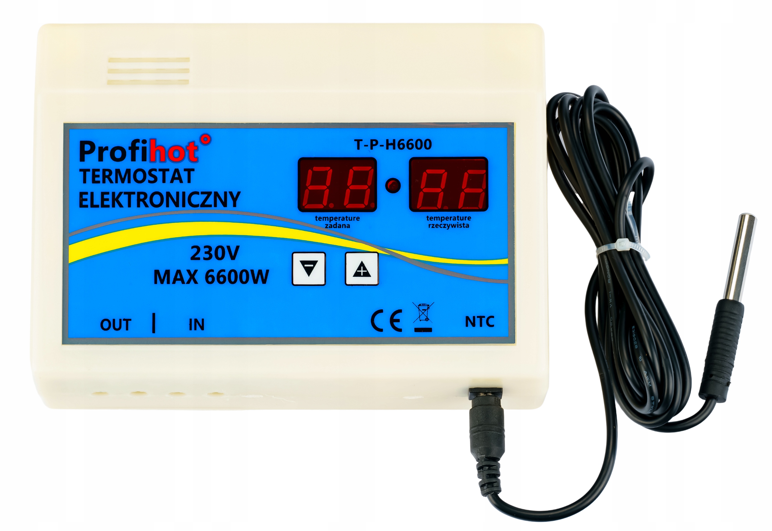 Termostat elektroniczny sterownik regulator temperatury 230V max. 6600W – Idealne rozwiązanie do zarządzania temperaturą