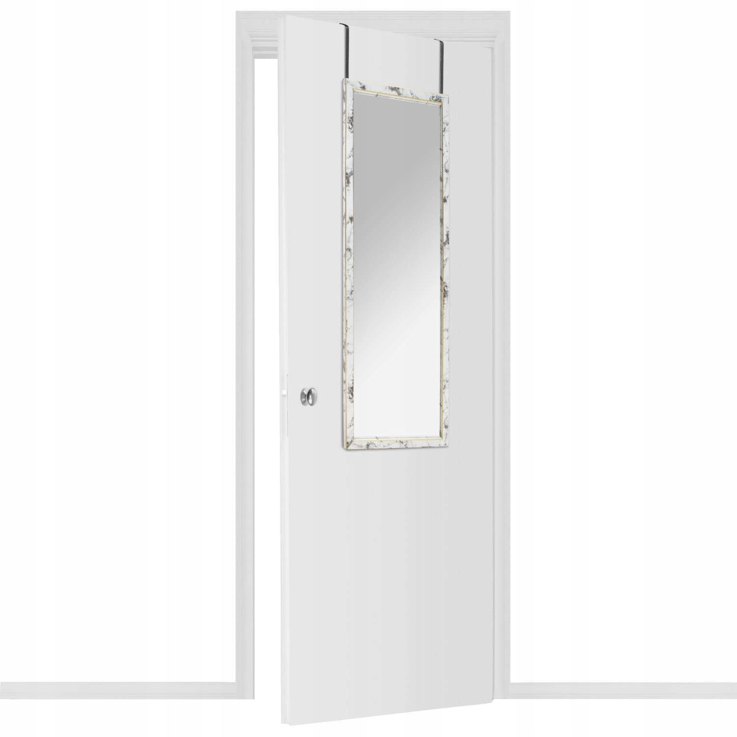 Praktyczne rozwiązanie oszczędzające przestrzeń – lustro do zawieszenia na drzwiach