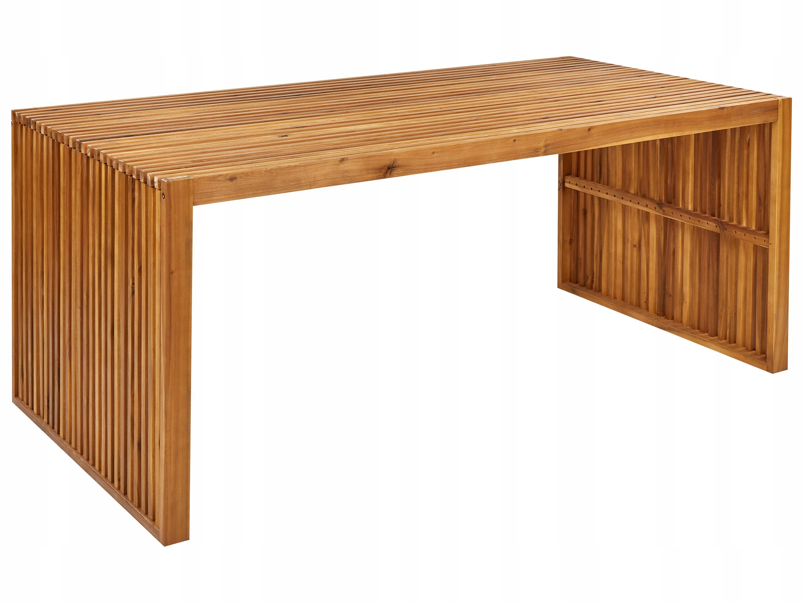 Stół ogrodowy akacjowy 180 x 90 cm jasne drewno SULZANO Lumarko – Idealny wybór do Twojego ogrodu