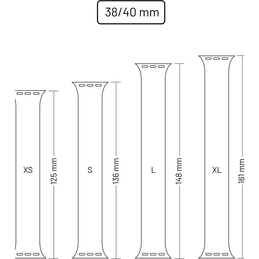 Uniwersalny rozmiar XL – Pasuje na nadgarstki o obwodzie 190-210 mm