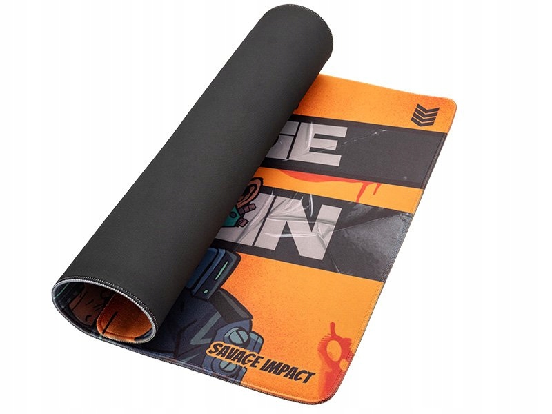 Wymiary i materiały – Szczegóły techniczne podkładki A4TECH BLOODY SI45 RENEGADE