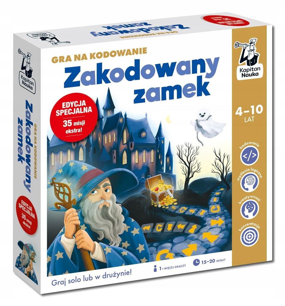 Zakodowany zamek – Gra na kodowanie dla dzieci w wieku 4-10 lat