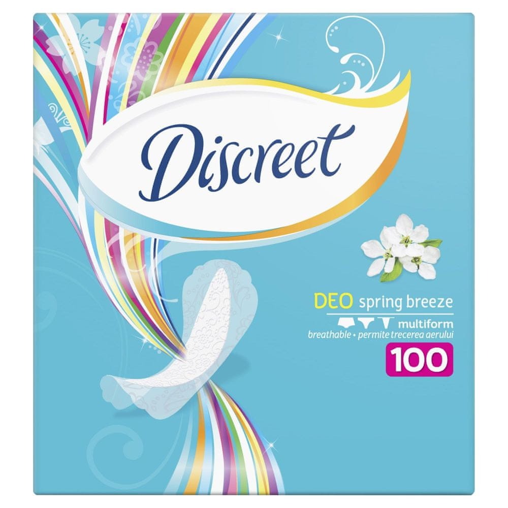 Higieniczne wkładki Discreet Oddychający materiał Multiform Spring Breeze – Komfort i świeżość na co dzień