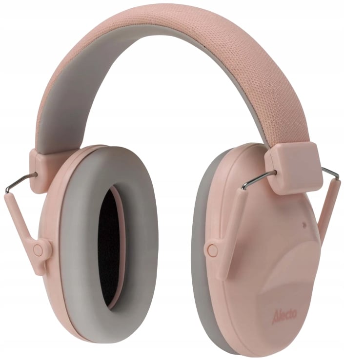 Słuchawki tłumiące hałas dla dzieci Alecto BV73PK – Ochrona słuchu w różowym kolorze
