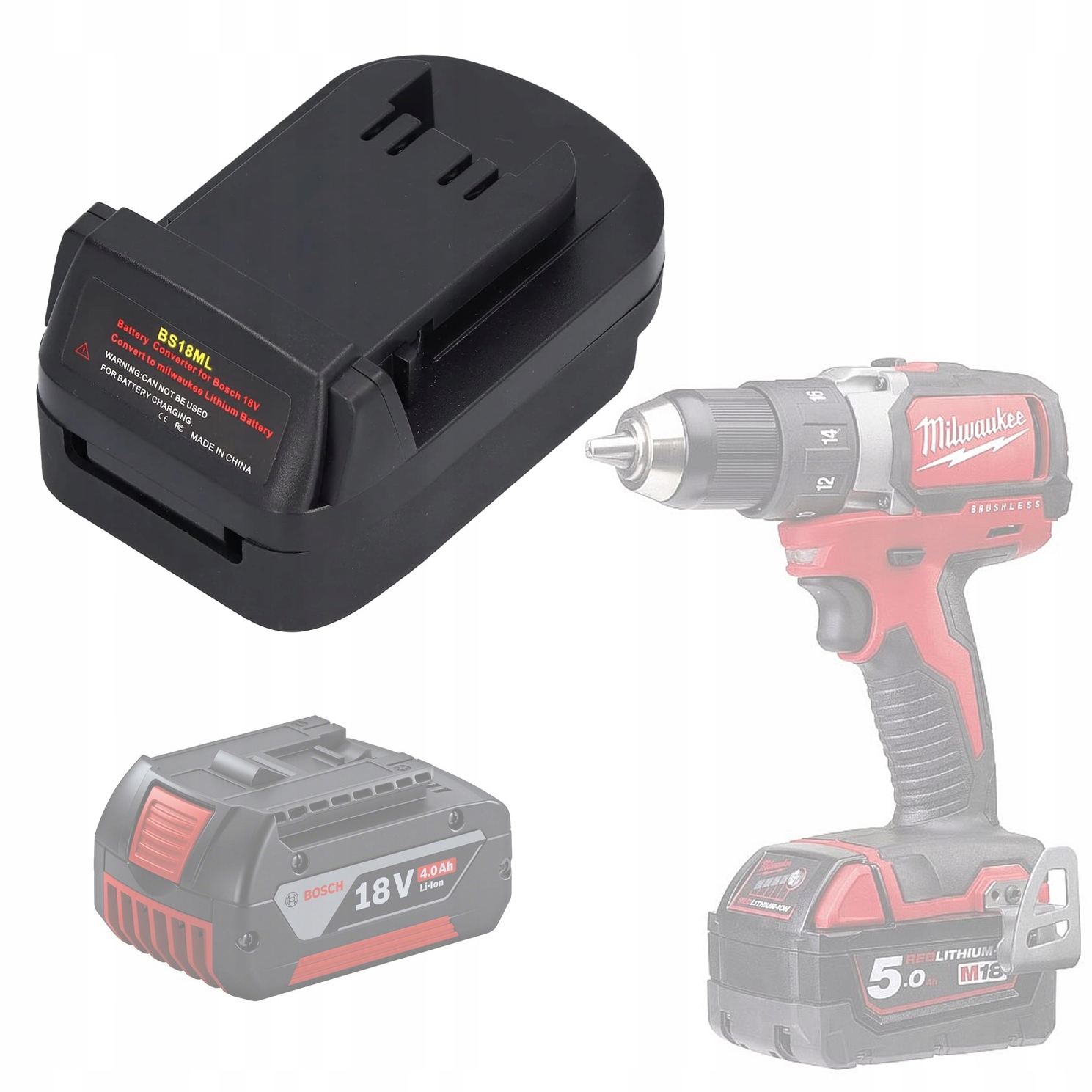 Adapter Przejściówka Akumulatora Bosch 18V do Elektronarzędzi Milwaukee – Wydajność i wszechstronność
