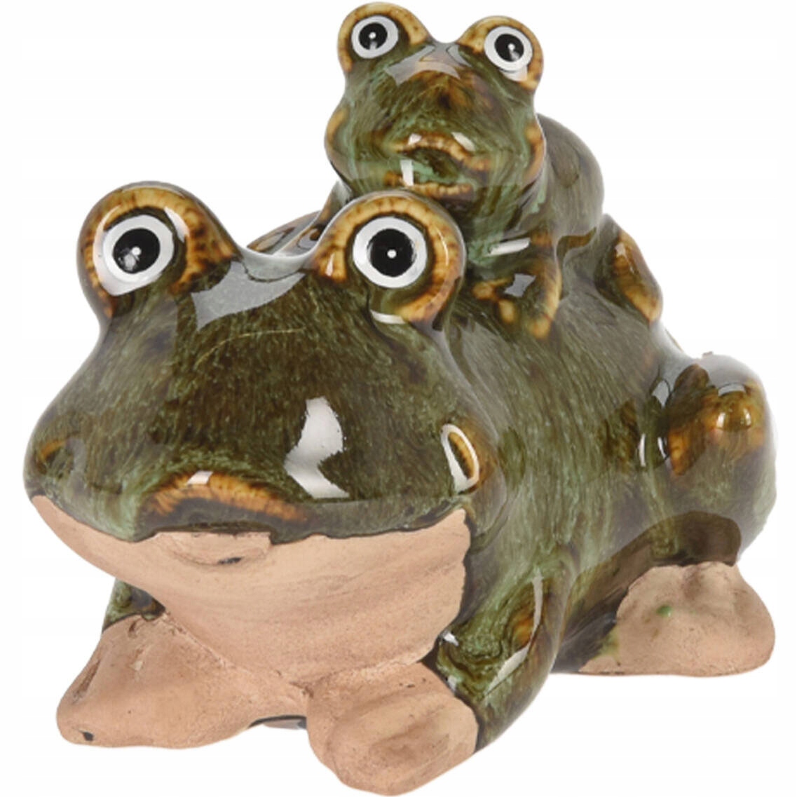 Figurka żaba – Urokliwa dekoracja ogrodowa 10 x 11 cm