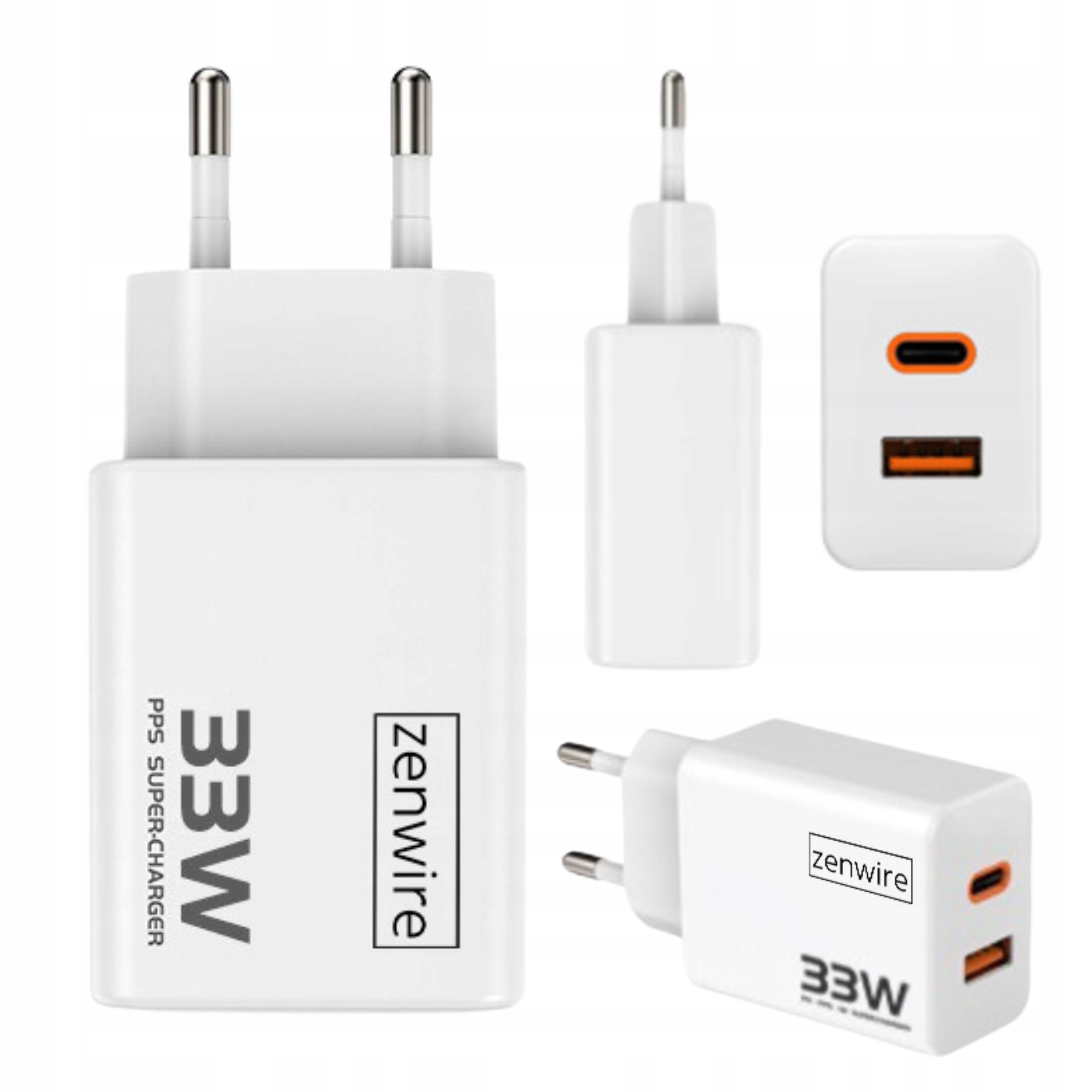 Ładowarka Zenwire Szybka Ładowarka Sieciowa Kostka GAN III 33W – Szybkie ładowanie dla Twoich urządzeń