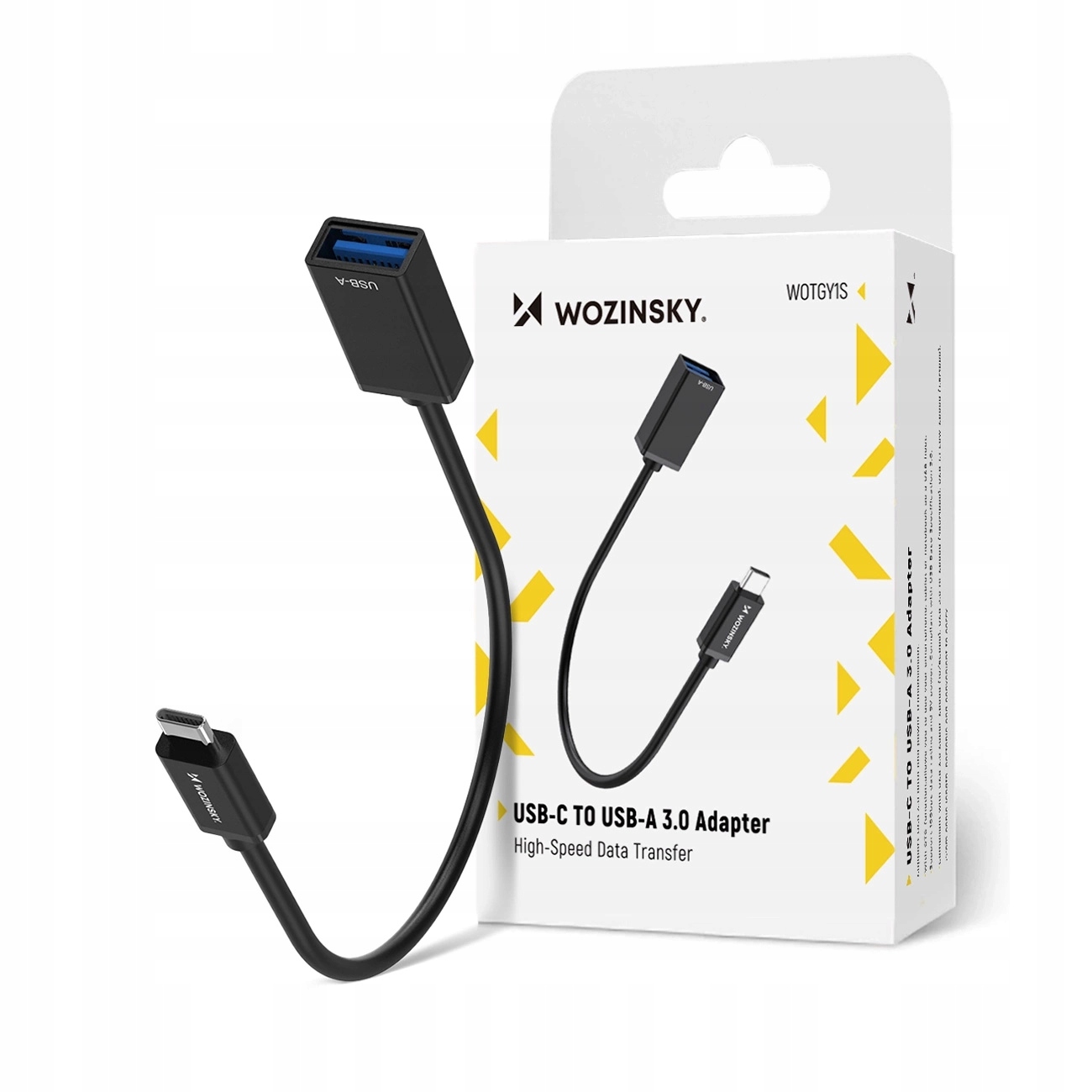 Adapter Wozinsky WOTGY1S USB-C 3.0 na USB-A 3.0 OTG – Praktyczne rozwiązanie do przesyłania danych