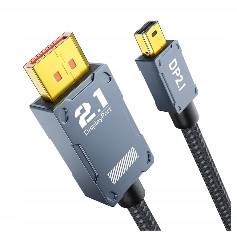 Przewód kabel 16K MINI DISPLAYPORT DO DISPLAYPORT 80 Gb/s 1M AGFINEST – Wysoka jakość i wydajność