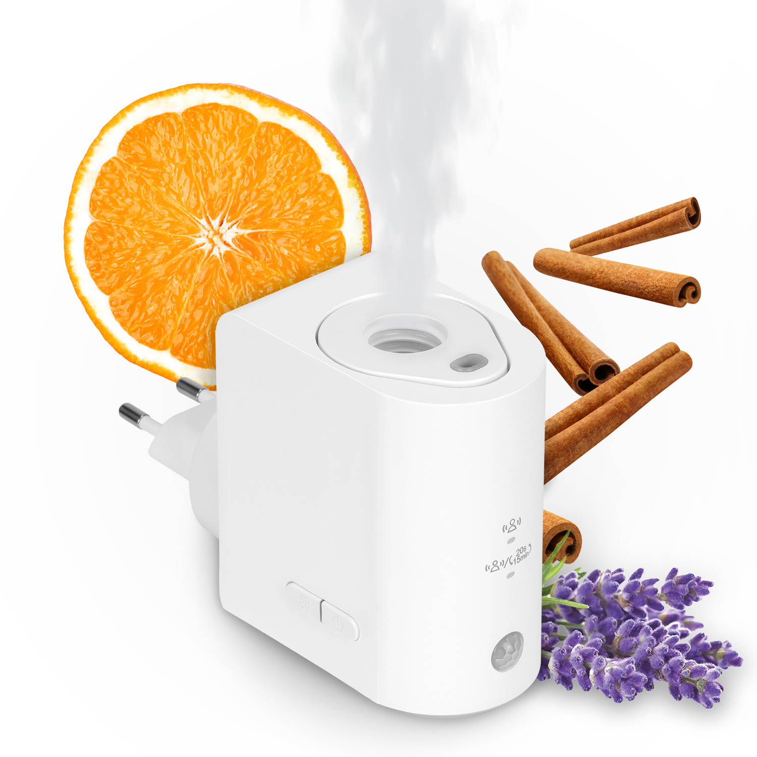 Dyfuzor olejków Humanas Home Spirit – Nowoczesny aromatyzer zapachowy z czujnikiem ruchu