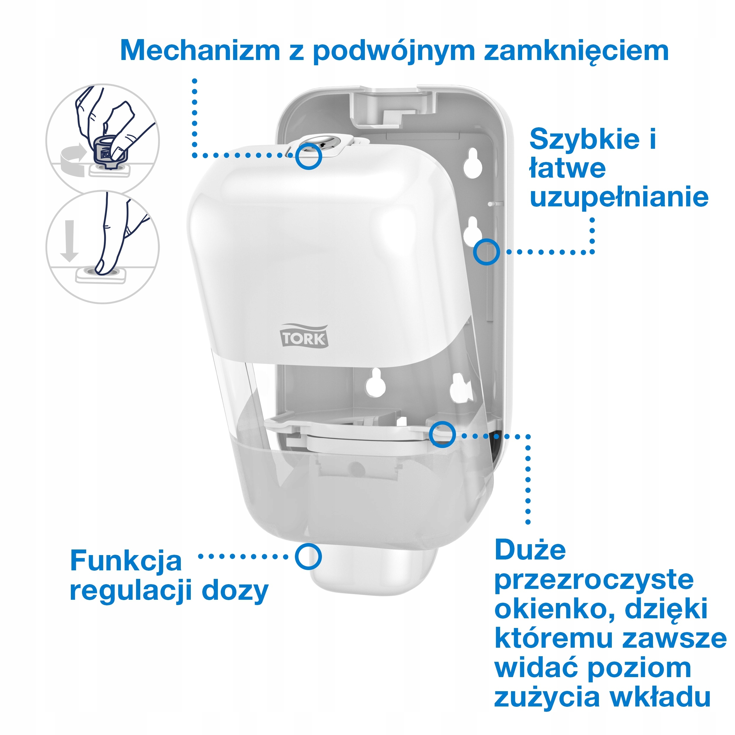 Funkcjonalność i nowoczesny design dozownika