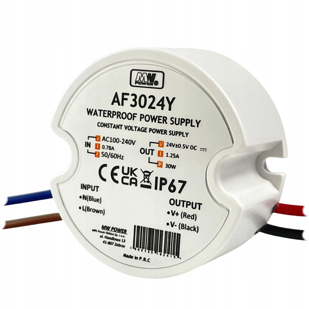 Wodoodporność i wysoka klasa ochrony IP67