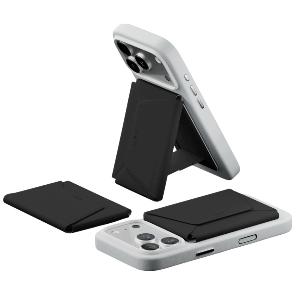 Magnetyczny portfel statyw Trackable Travel MagSafe czarny – Wygoda w podróży