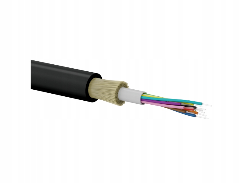 Kabel światłowodowy OS2 uniwersalny ZW-NOTKtsdD / U-DQ(ZW)BH - SM 12J 9/125 LSOH – Wysoka jakość transmisji