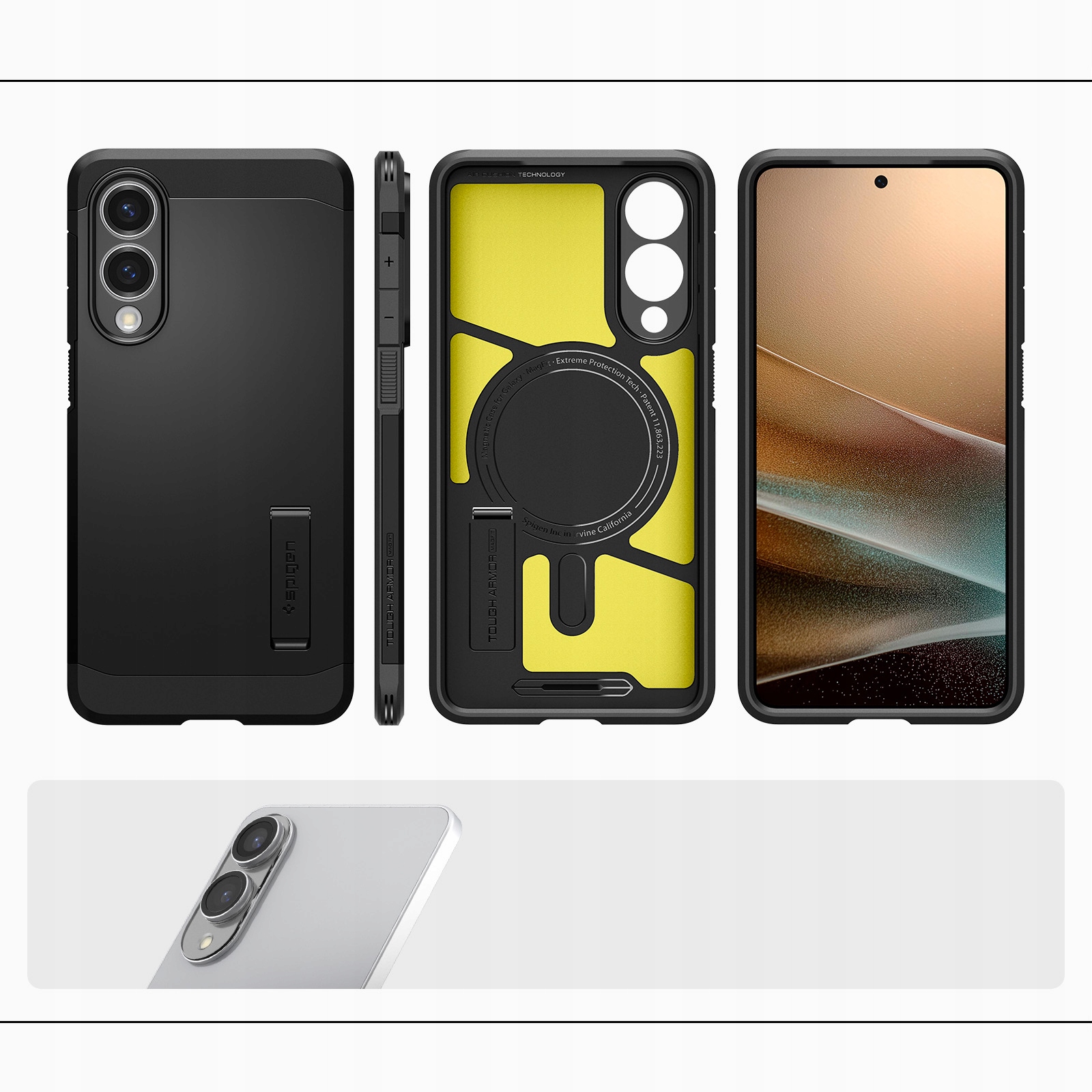 Technologia Air Cushion dla lepszej ochrony narożników