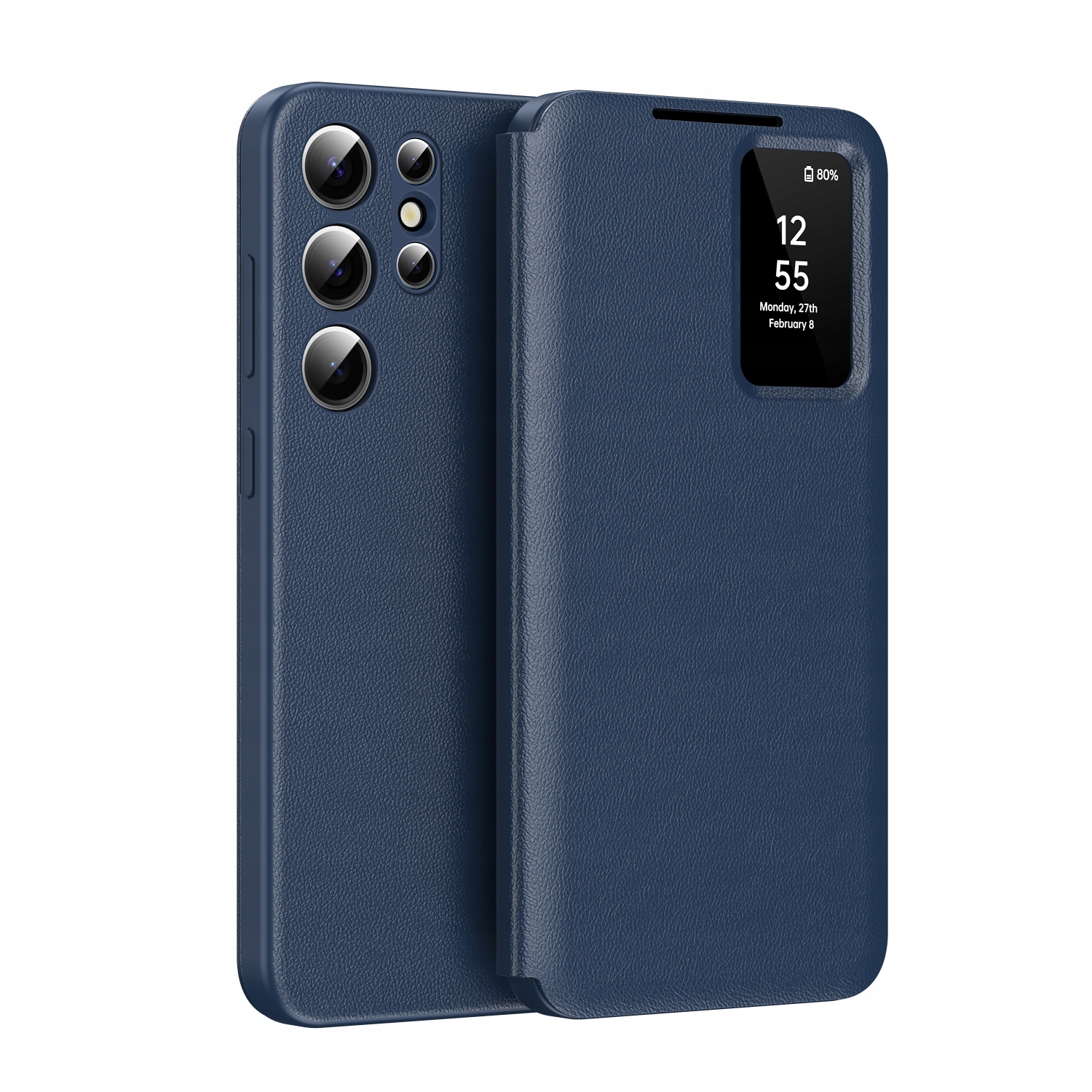 Etui z klapką Smart View Supero do Samsung Galaxy S22 Ultra – Elegancka ochrona dla Twojego telefonu