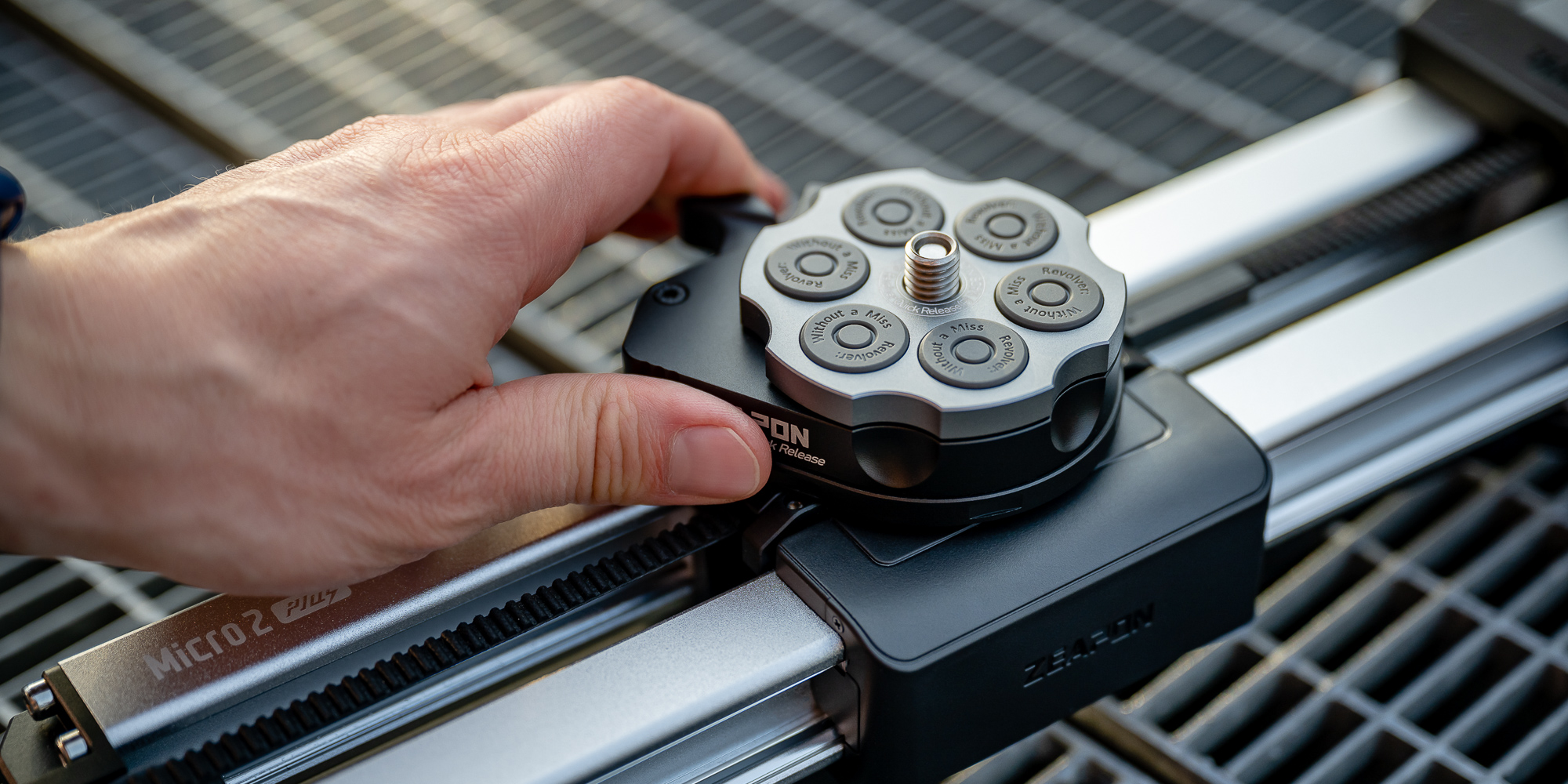 Płytka szybkiego montażu Zeapon Revolver Quick Release Pin - Billy Kid świata uchwytów