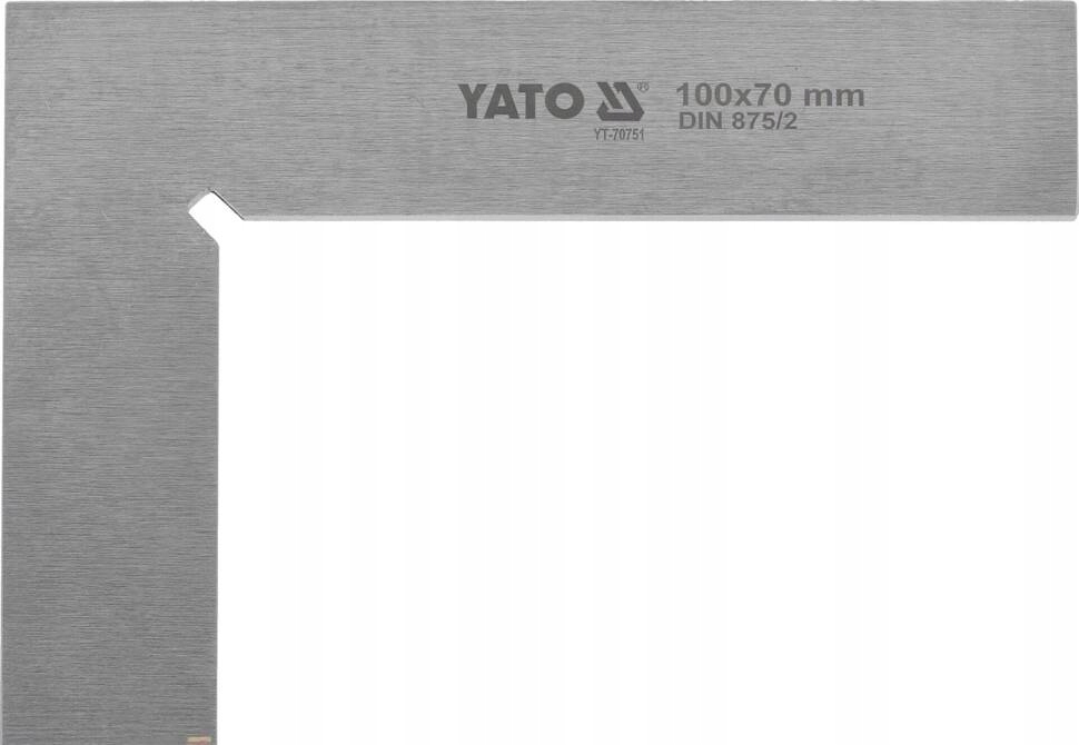 Yato YT-70751 Kątownik ślusarski 100x70 mm – Niezbędne narzędzie do precyzyjnych pomiarów