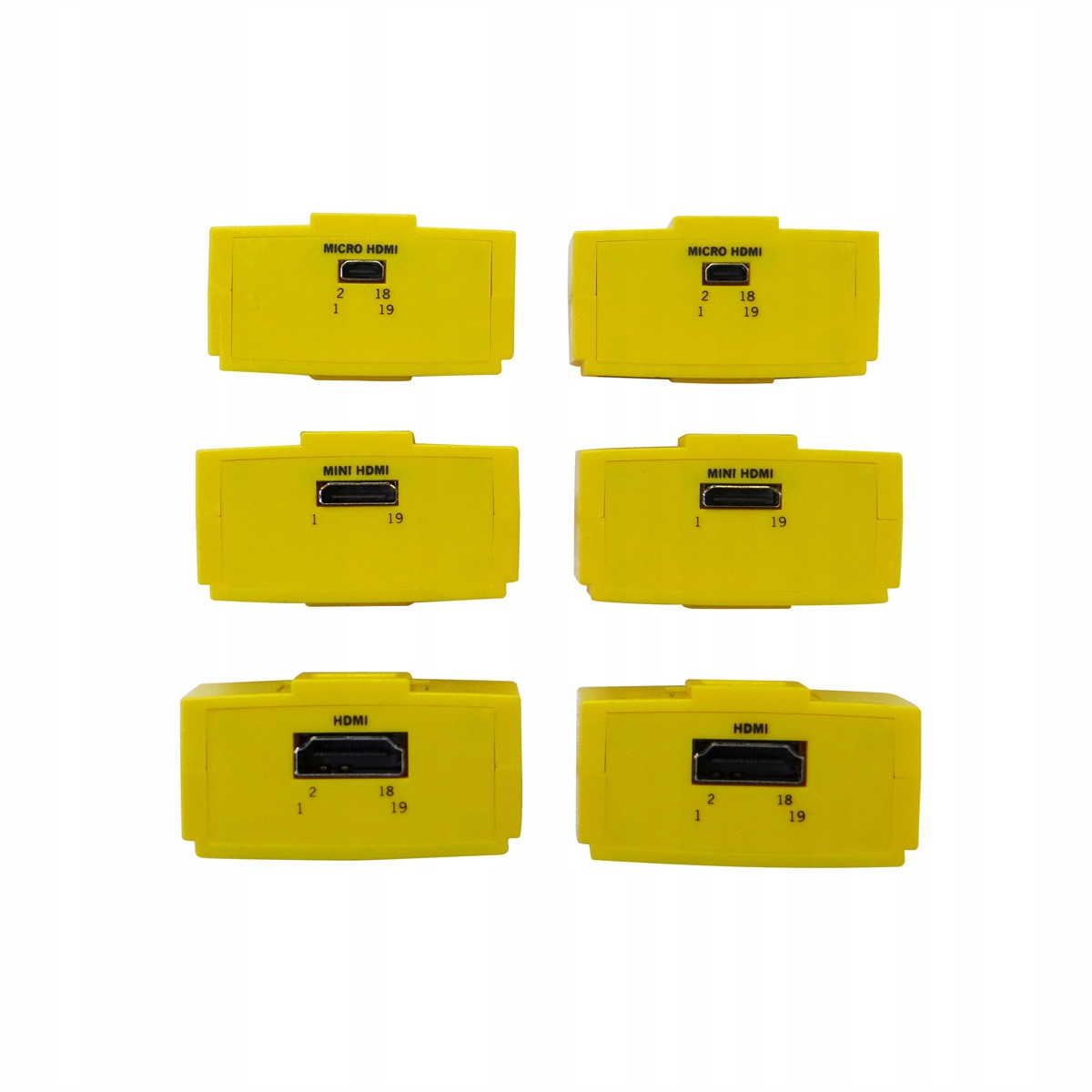 Wymienne moduły HDMI, Mini HDMI i Micro HDMI – Elastyczność w testowaniu