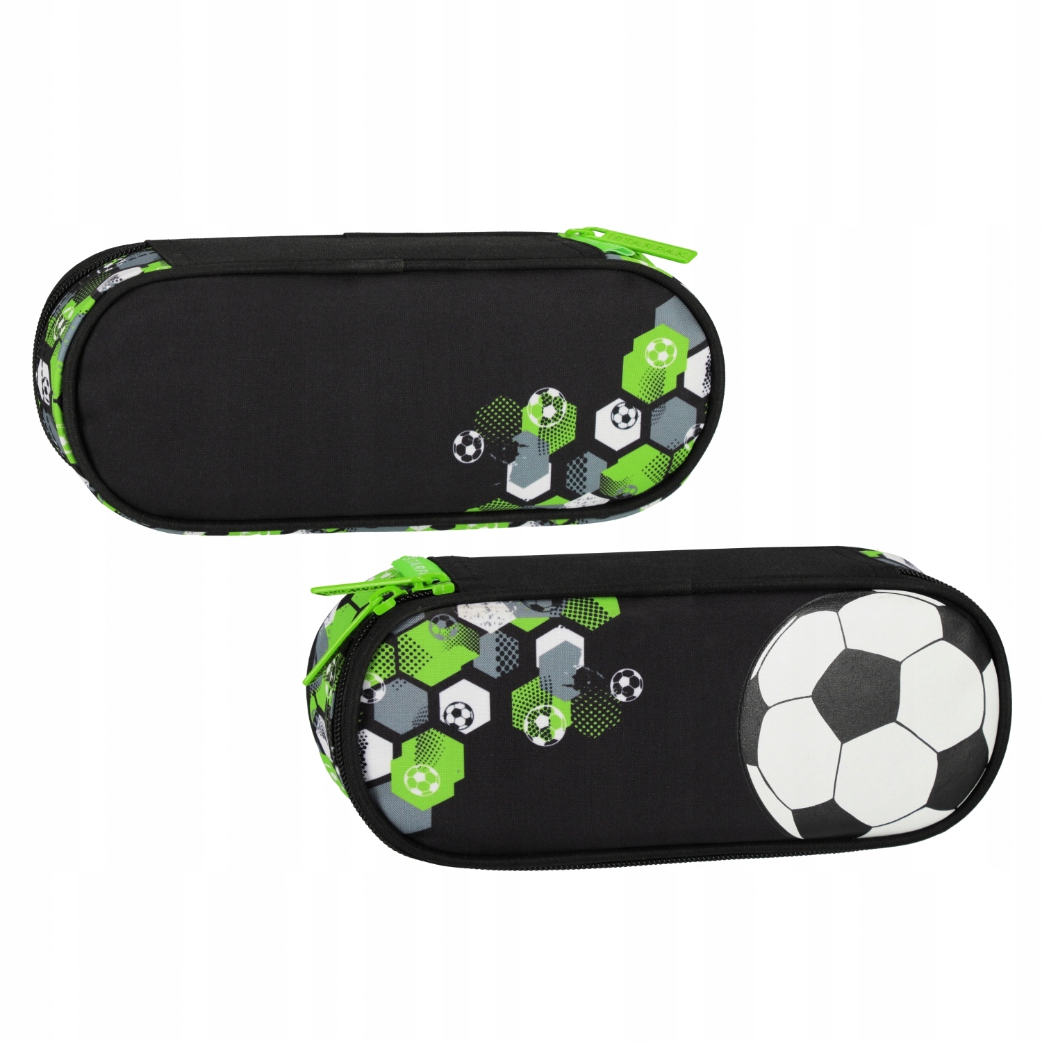 Piórnik Saszetka 1zamek Football Green Starpak 550910 – Idealny dla młodych sportowców