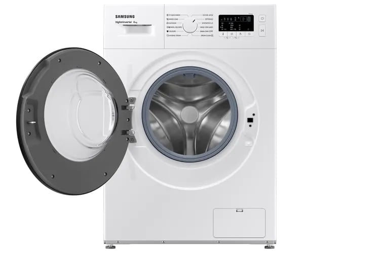 Maksymalny wsad 6 kg i prędkość wirowania 1200 obr./min