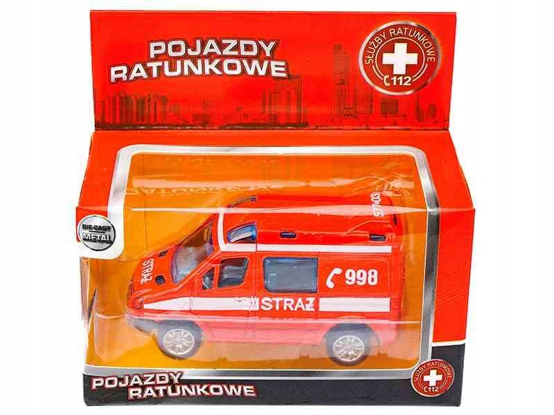 Metalowa zabawka DIE CAST METAL z serii pojazdów ratunkowych
