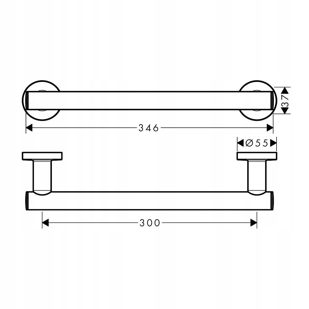 Funkcjonalność i estetyka w jednym – Uchwyt naścienny Hansgrohe