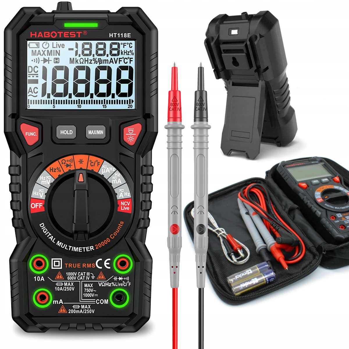 Wszechstronne funkcje pomiarowe – Napięcie, prąd, rezystancja i więcej