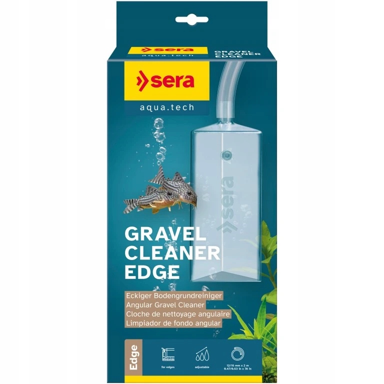 Odmulacz Sera Gravel Cleaner Edge – Trójkątny odmulacz do akwarium