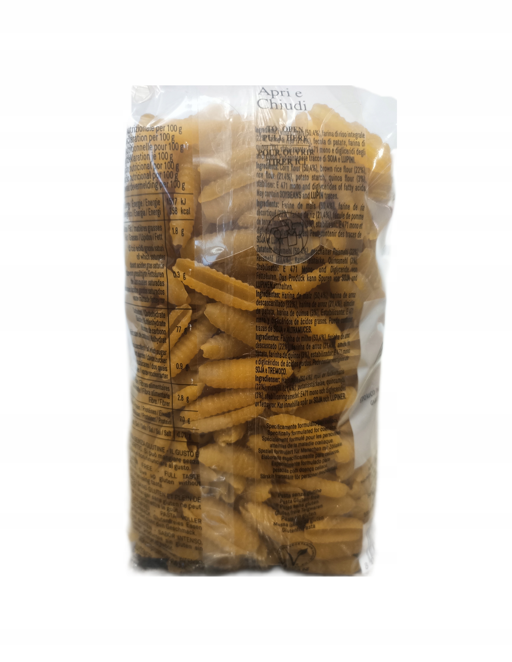 Składniki wysokiej jakości – Mąka kukurydziana, ryżowa i quinoa