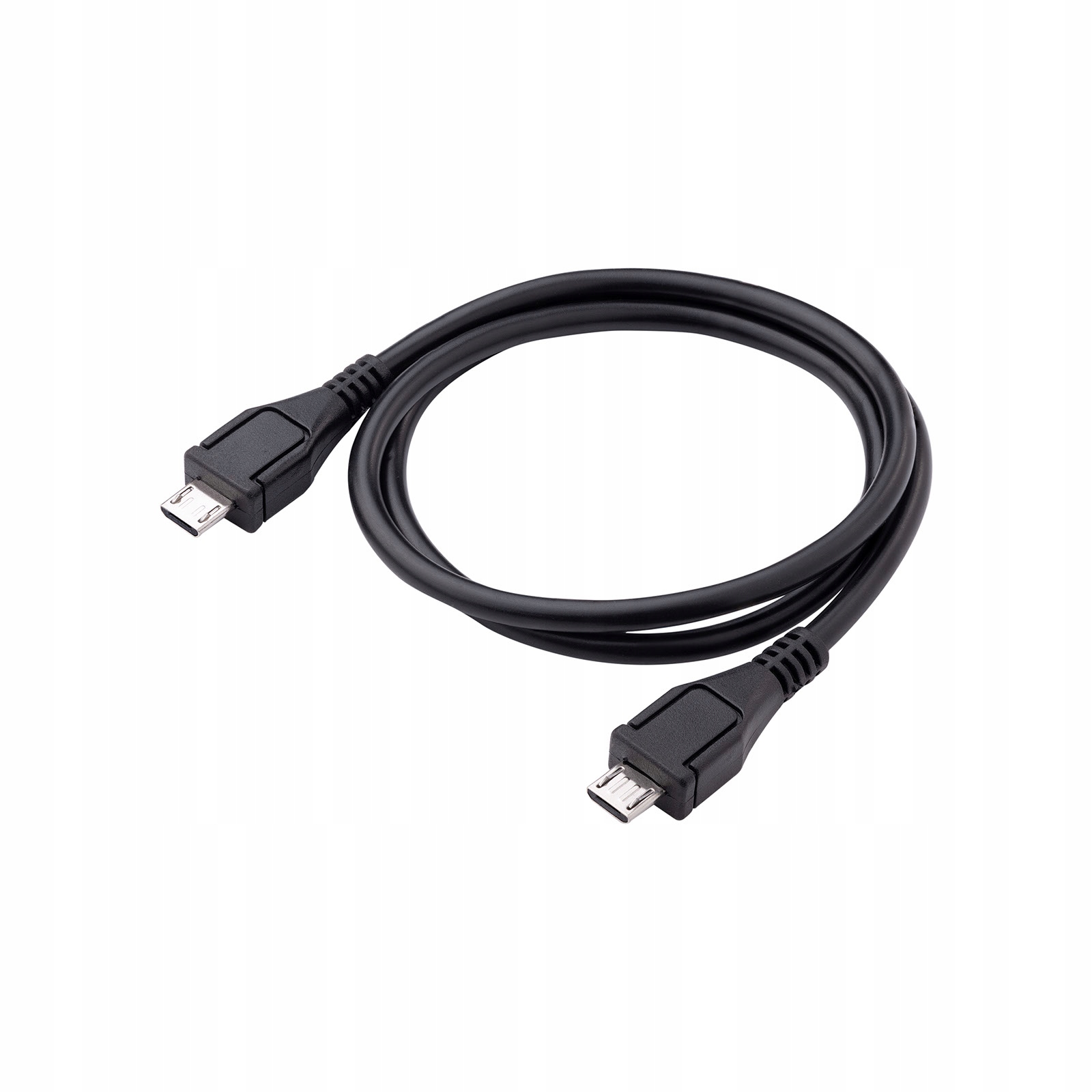 Kabel microUSB - microUSB 0.6 m Czarny (AK-USB-17) – Niezawodne połączenie dla Twoich urządzeń