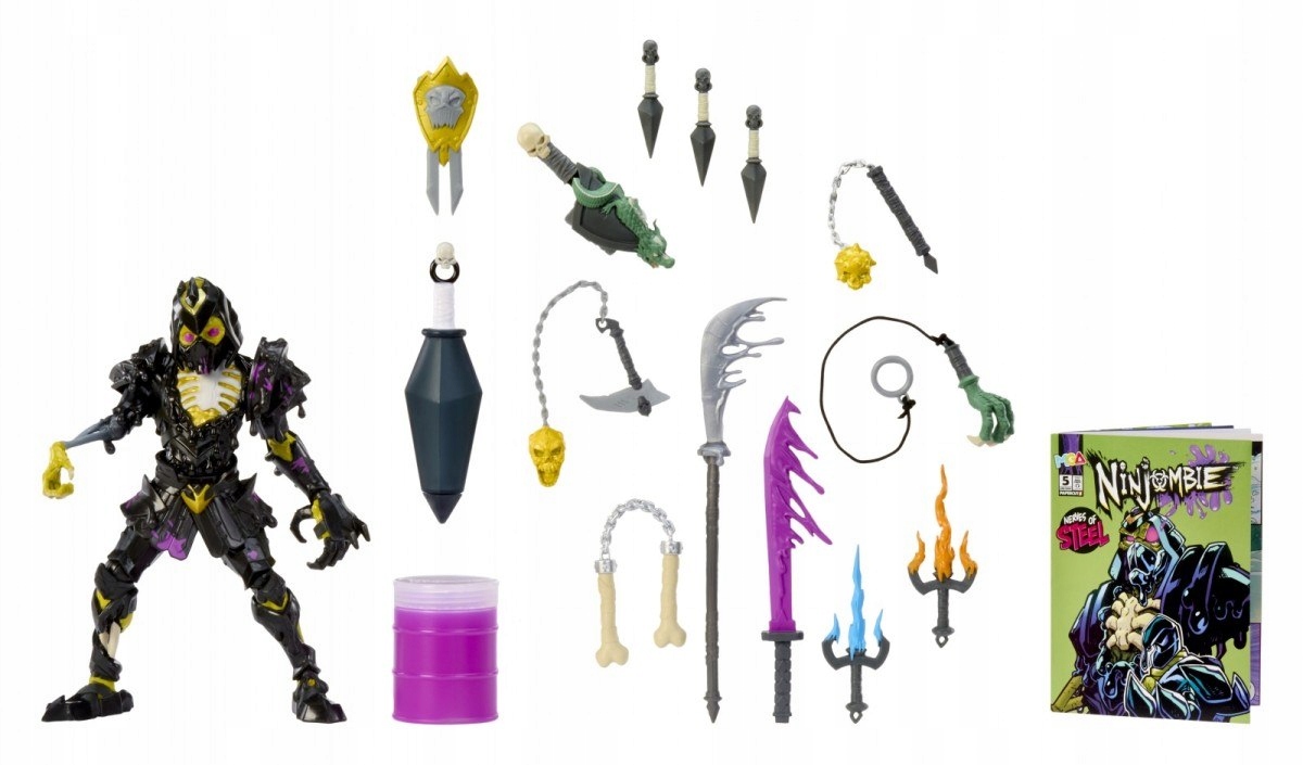 Kreatywna zabawa z figurką Ninjombie