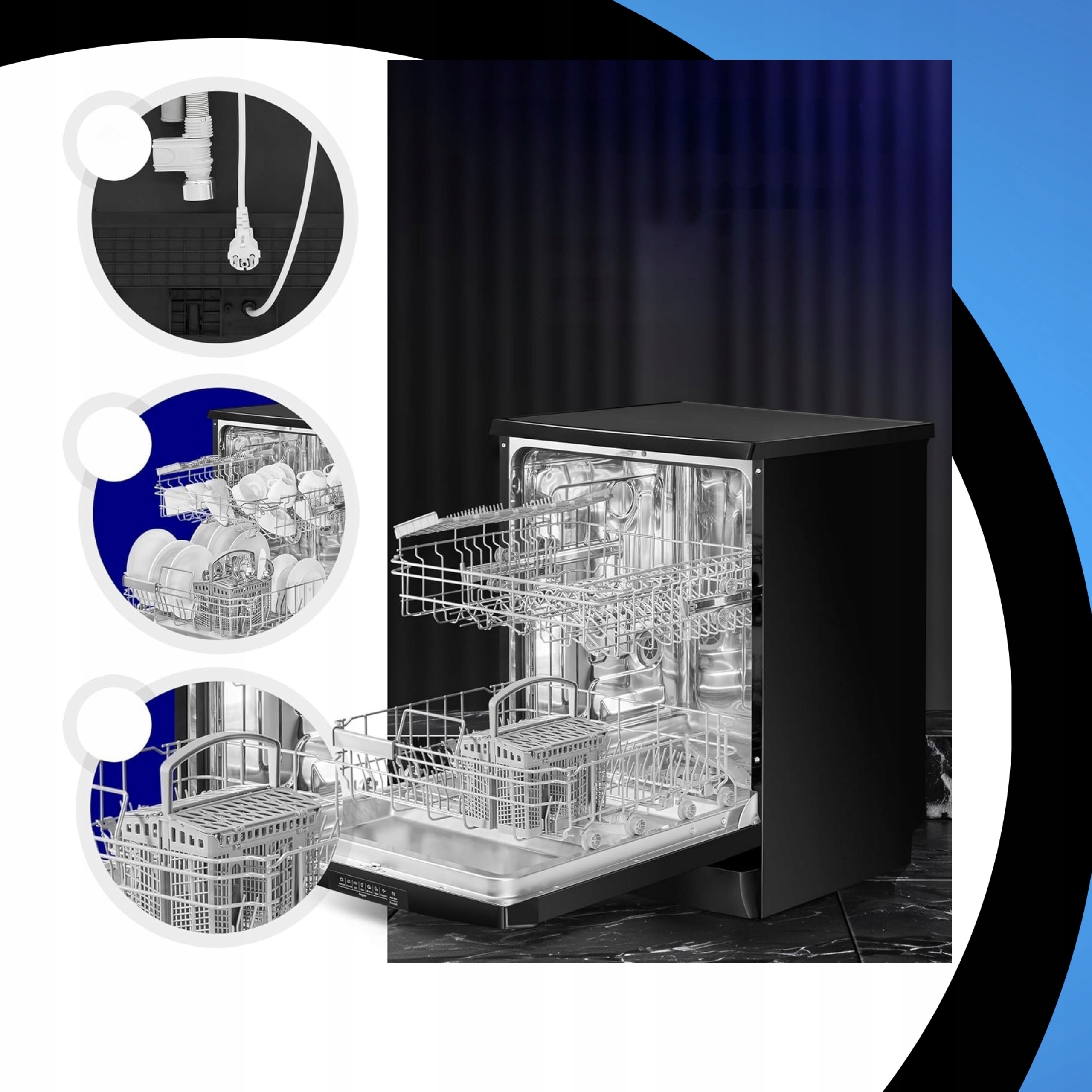 Regulowane kosze i elastyczność załadunku