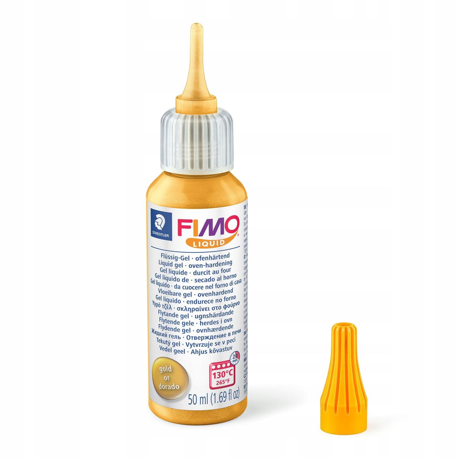 Fimo Liquid żel dekoracyjny termoutwardzalny złoty 50ml – Twórz z pasją i kreatywnością