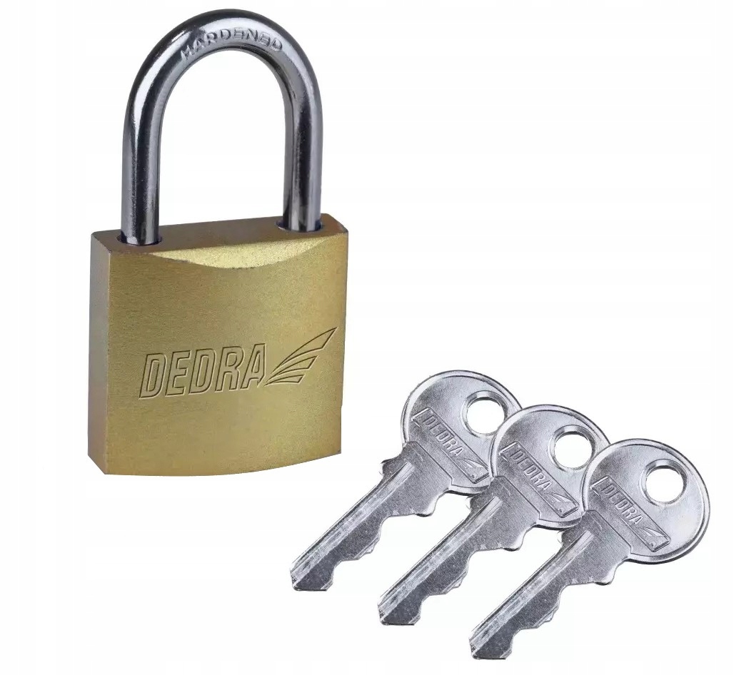 Dedra Kłódka z miedzianą powłoką 50mm – Solidne zabezpieczenie dla Twoich wartościowych przedmiotów