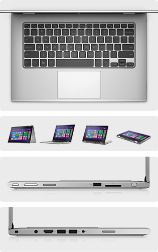 Wydajny notebook Inspiron 13. Uniwersalność tabletu.