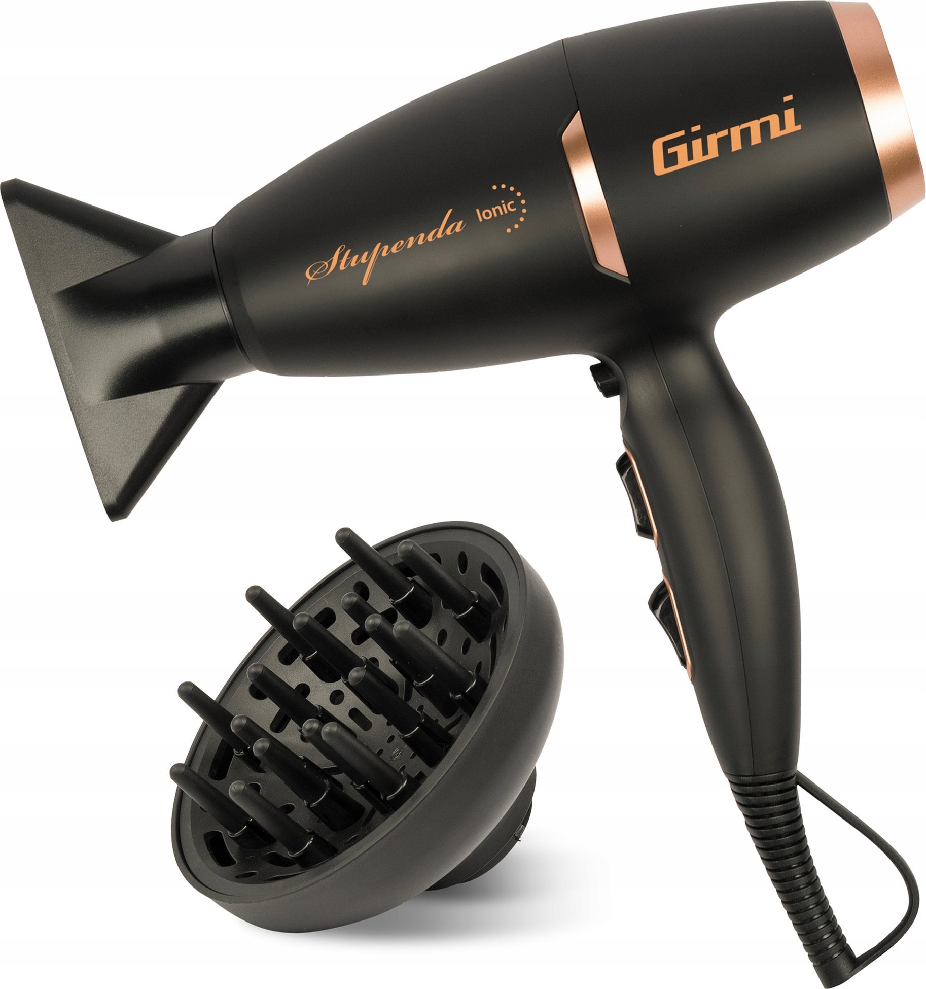 Funkcja jonizacji dla gładkich i lśniących włosów